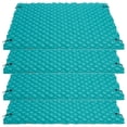 thumbnail image 1 of Intex Grand Tapis Flottant Gonflable pour Piscine et Lac, Plateforme, Sarcelle (Lot de 4), 1 of 6