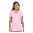 thumbnail image 1 of Hanes Ladies Ringspun Cotton Nano-T V-Neck T-Shirt, Style S04V, 1 of 1