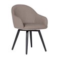 thumbnail image 1 of Studio Designs Home Dome Swivel Office or Dining Chair w/ Metal Legs, Beige, 1 of 8
