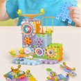 thumbnail image 2 of WSBDENLK Cyber Monday 83PC DIY Building Block Wheel Rotating Building Block Track Car Children Puzzle Early Assembly of Large Toys Toys for Child Fall Saving, 2 of 5