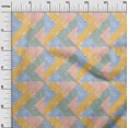 thumbnail image 2 of oneOone Polyester Lycra Fabric Line|Chevron & Triangle Geometric Fabric Prints By Yard 56 Inches Wide, 2 of 4