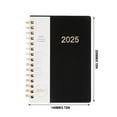 thumbnail image 3 of Meitianfacai 2025 Calendar Notepad English Calendar A5 Calendar This Coil Book, Black, 3 of 5