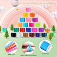 thumbnail image 4 of Gimp String Plastic Lacing Cord Kit with 24 Rolls Gimp Bracelet Cord 24 Pcs Jewelry Lobster Clasp 24 Pcs Key Chain Ring Lanyard Clips 24 Pcs Snap Lanyard Hooks (Normal), 4 of 5