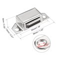thumbnail image 3 of Unique Bargains 2Pcs Door Cabinet Magnetic Catch Magnet Latch Closure Stainless Steel 36mm Length, 3 of 3