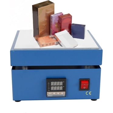 Machine d'Emballage Cellophane, Machine de Suremballage Manuelle Cellophane, 850W Machine de Scellage de Bureau avec Affichage Numérique, Plage de Contrôle de Température 0-400°C, pour Emballage BOPP/PVC