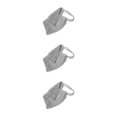 thumbnail image 2 of kurtrusly Fashionable And Functional Straw Beach Bag For Any Occasion Space-saving Blended Straw Handbag LightGray 3Set, 2 of 6