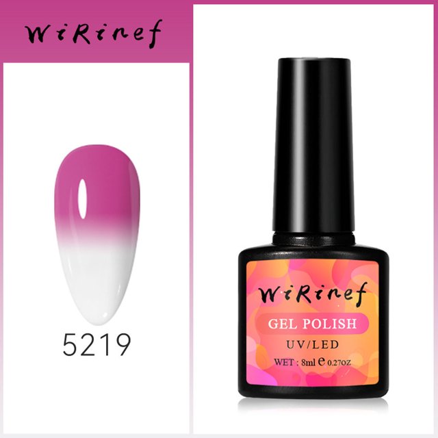 mtvxesu Nail Gel Color Changing Gel Nail Lacquer Temperature Change Gel Nail Lacquer Soak Gel Polishing Nail Art Sky Collection Gradient Nails For Nail Art DIY Home Sale
