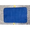 thumbnail image 3 of YoGold Memory Foam Bath Mat, 24" x 16", Ultra Soft and Non-Slip Bathroom Rugs, Water Absorbent And Machine Washable Bath Rug for Bathroom, Shower, And Tub Blue, 3 of 3