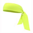 thumbnail image 1 of Bandeau de Sport Mode Réglable Bandes Anti-Transpiration Séchage Rapide Multicolore Accessoires de Coiffure pour Tennis Basketball Jaune, 1 of 6