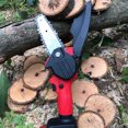 thumbnail image 4 of Upgrade Mini Chain Saw 4 Inch Cordless Electric ChainSaw with LED Illuminator Protective Bezel One Hand Chain Saw Pruning Shear Chain Saw, 4 of 9