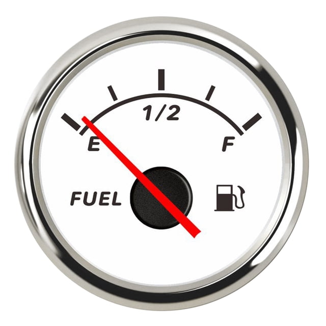 Fuel Level Gauge Meter 0-190 Ohm With Red Backlight 100-500mm Stainless Steel Marine Fuel Level Gauge Sensor Fit Boat Car ,High Sensitivity & Precision