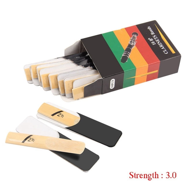 High quality Bb Clarinet Reeds 1.5,2.0,2.5,3.0,3.5,4.0 Strength Various Sizes