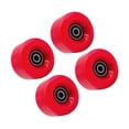 thumbnail image 3 of tredstone Inline Skate Wheel PU Wear-Resistant 58mm 82A Wheels Replacement Red, 3 of 9