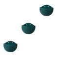 thumbnail image 3 of Youkk Easy To Install Double-layer Plastic Flowerpot For Walls Drainage Flower Pot Blackish Green 3Set, 3 of 6