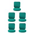 thumbnail image 3 of Baohd Computer Chair Cover Swivel Chair Cover Rotating for Chair Dark Green Backrest + Cushion Cover 5Set, 3 of 6