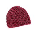 thumbnail image 4 of Esquirla Mesh Crochet Hair Net Curls Hair Wrap Lightweight Soft Elastic Crocheted Cap Red, 4 of 8