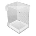 thumbnail image 2 of Tarantula  Box, Easy Cleaning Acrylic Reptile  Transparent Leakproof  For  For Leopard Gecko S,M,L, 2 of 8