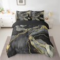 thumbnail image 2 of YST Black Grey Watercolor 7-Piece Marble Comforter Set, Full Size, 7 Count, 2 of 4