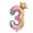 Multicolor#04, variant on weibbin 32 Inch Happy birthday Big Number Balloons Foil Birthday Balloon Number Balloons Happy Birthday Party Decorations Kids and Wedding Party Supplies