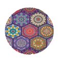 thumbnail image 3 of DOLITY Nappe de Jardin en Nappe Rétro Élastique Nappe Ronde pour table Ronde Ovale G 1.2M, 3 of 9