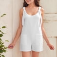 thumbnail image 4 of Zecgelong Girls' Solid Colored Short Overalls(5 13Years) Girls Animal Print Sets, 4 of 5