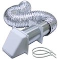 thumbnail image 1 of 1373W 4 in. x 5 ft. White Plastic Hood Kit, 1 of 1