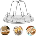 thumbnail image 3 of Folding Camp Stove Toaster,Camper Toaster,Stainless Steel 4 Slice Propane Bread Toaster, 3 of 4