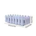 thumbnail image 3 of Dvkptbk Box Rectangular Fence Flower Pot Fence Pot Green Plant Pot Succulent Plng Pot 2Pcs Large Outdoor Planters Indoor Plant Pots Planter Boxes Outdoor Strip Plastic Purple, 3 of 8