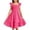 Hot Pink, variant on FhsagQ Girls Summer Dresses Smocked Sleeveless With Pockets (White Size 5-6 Years)