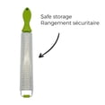 thumbnail image 3 of Starfrit Hand Grater, Zester, Ultra Sharp Blade, Non-Slip Edge, Protective Cover, Easy to Use, Dishwasher Safe, Ideal for Parmesan, Citrus, Chocolate, Ginger, 3 of 5
