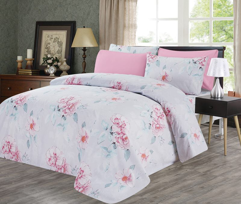 Hotel Club 1200 Super Soft 6-Piece Print Sheet Set (Full, Emily)