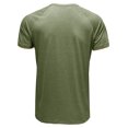 thumbnail image 4 of BOBOGOJP T-Shirts pour Hommes Manches Courtes Col Rond Lourd (Vert,S), 4 of 4