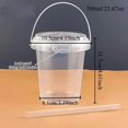 thumbnail image 4 of AMERTEER 75pcs (25pcs Cups And 25pcs Lids And 25pcs Straws) 23.67Oz Hand-Held Plastic Cups with LIDS And Straws - Reusable Bpa-Free Drink Cups  Suitable for Cold Drinks  Fruit Extracts  E, 4 of 5