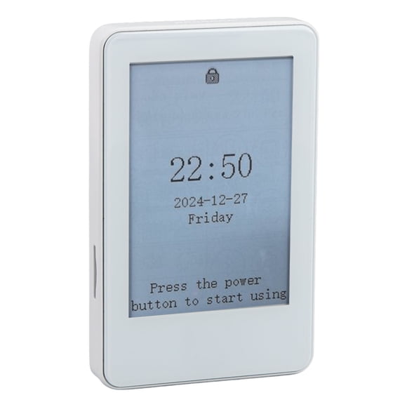 2.7in Ink Screen Book Reader, MP3 Player Support Backlight Switch Zinc Alloy Long Battery Life Compact Electric Book Reader for Long Trip