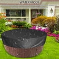 thumbnail image 4 of Housse de Spa, Protecteur de Hot Tub, Housse d'Extérieur Anti-UV, Résistante aux Intempéries, Grande Taille, 4 of 10