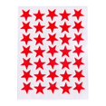 thumbnail image 1 of 10 Sheets Award Flash Sticker Five-pointed Cartoon Reward Decals for Star Removable Mother Praise Label Decorations Reward Decals Children Students Red, 1 of 6