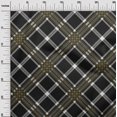 thumbnail image 2 of oneOone Viscose Chiffon Fabric Tartan Check Printed Craft Fabric BTY 42 Inch Wide, 2 of 4