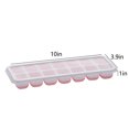 thumbnail image 3 of Meitianfacai Ice Cube Trays Silicone Ice Cube Trays with Removable Lid, Easy-Release Flexible 14-Cube Ice Trays, BPA Free, Stackable Ice Trays with Covers for Cocktail, Freezer, Pink, 3 of 6