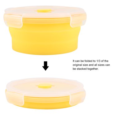 Boîte à Lunch Bento, Boîte à Lunch en Silicone, Boîte Bento Réutilisable en Silicone Étanche pour Adultes et Enfants