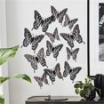 thumbnail image 1 of Dvkptbk Wall Stickers 12PCS Metal Texture Hollow Wall Sticker Home Decor on Clearance, 1 of 6