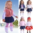 thumbnail image 1 of Vêtements de Poupée Robe Ensembles Pyjamas pour 18 Pouces American Girl Our Generation, 1 of 5