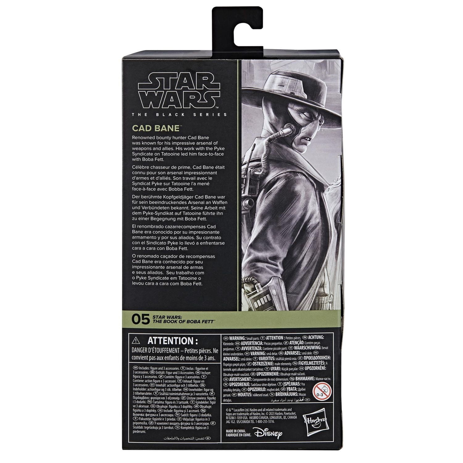 Star Wars The Black Series, figurine Cad Bane (15 cm)