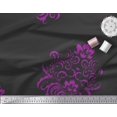 thumbnail image 2 of Soimoi Velvet Fabric Ogee Damask Print Sewing Fabric Yard 58 Inch Wide, 2 of 5