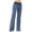 Blue, variant on biudgviw Jeans for Women Loose Elastic High Waisted Stretchy Straight Leg Pull on Pants Trendy Casual Trousers with Pockets
