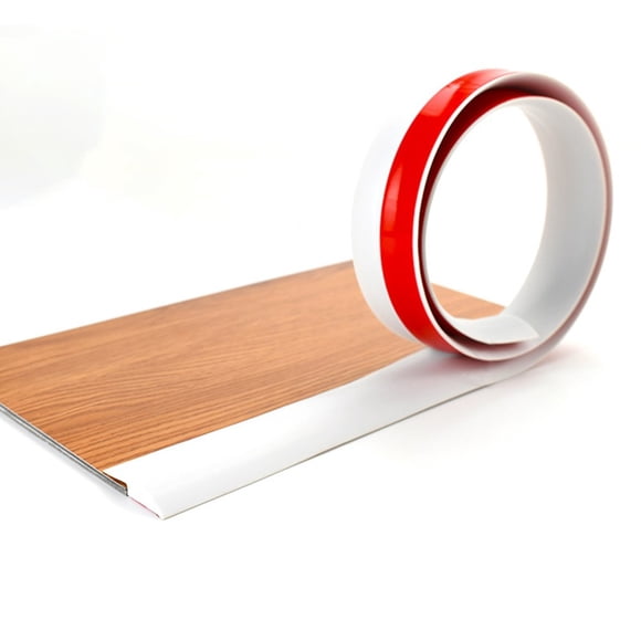 LEFU for Floor Transition Strip 2M Self Adhesive Flat Laminate Floor Cover Strip PVC Flooring Edge Trim for Hardwood Tile Vinyl Seamless Connection