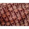 thumbnail image 4 of oneOone Silk Tabby Fabric Rabbit Block Print Fabric By Yard 42 Inch Wide, 4 of 4