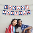 thumbnail image 4 of Dvkptbk 4th of July Fourth of July Patriotic Party Decorations Set - Flag Party Supplies Flag Flags Star Streamers Election Patriotic Set 4th of July Decorations, 4 of 6
