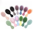 thumbnail image 2 of DEBGFS Mini Peignes Colorés Bébé Enfants Sac Gonflable Masseur de Tête Portable Brosse à Cheveux Coiffage, Bleu, 2 of 5