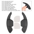 thumbnail image 2 of Steering Wheel Paddle Shifter Extension For Audi A3 A4 A5 A6 A8 Aluminium Black, 2 of 13