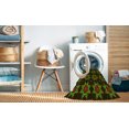 thumbnail image 2 of Ahgly Company Tapis Rectangulaire Lavable en Machine Rouge Nuit, 8 Pieds x 10 Pieds, 2 of 7
